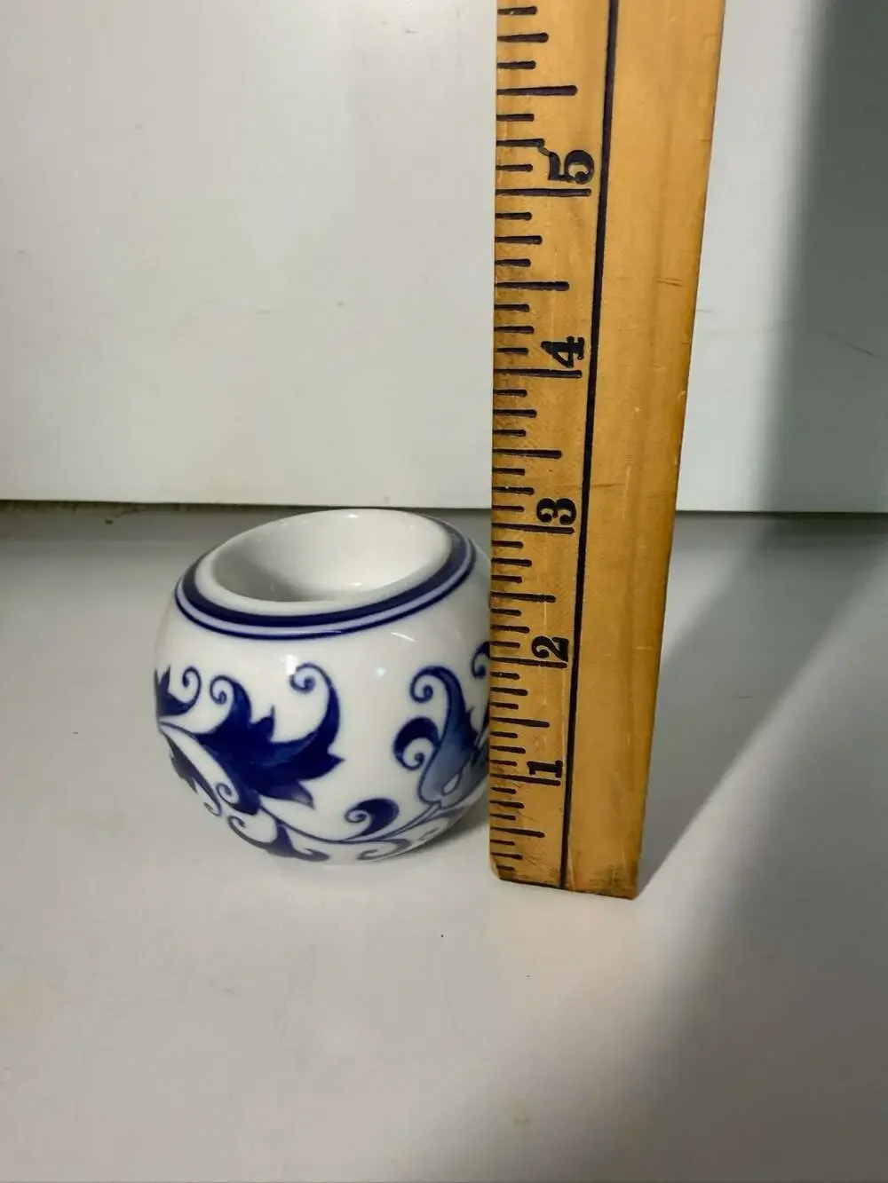 Bombay Blue & White Chinoiserie Ceramic Votive Tea Light Candle Holder 3 Types